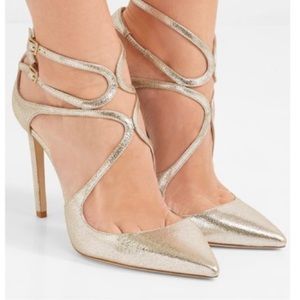 Jimmy Choo 100mm Lancer champagne